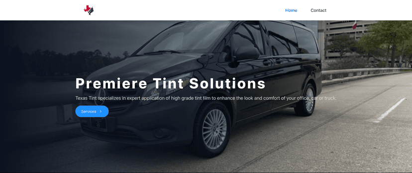 Screenshot of the Texas Tint project