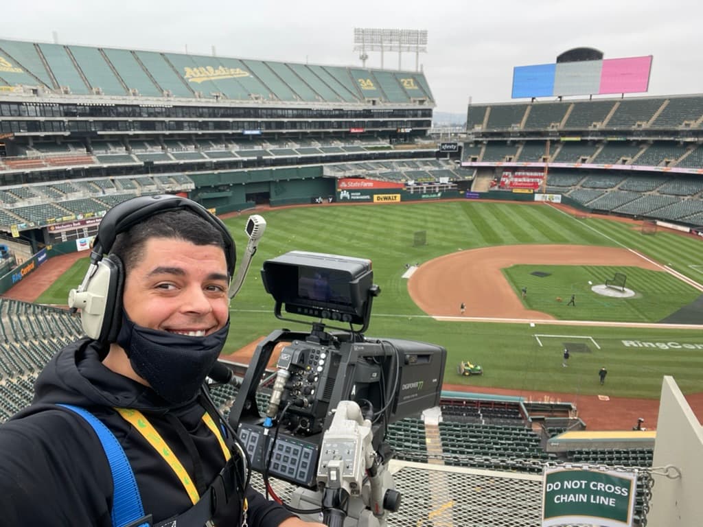 Camera Operator at Oakland Athletics